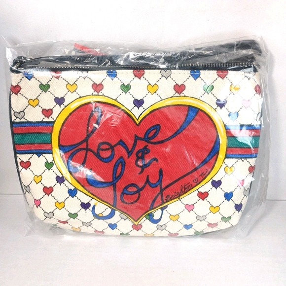 Brighton Handbags - Brighton D30213 "Holiday Love and Joy" Pouch Crossbody Tom Clancy New MSRP $70